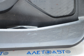 Door trim card front left Ford Explorer 16-19 rest, leather black, police, scratches