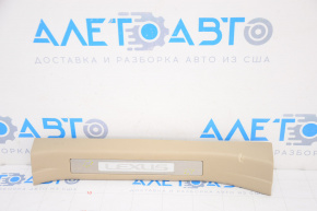 Door sill trim with illumination rear left Lexus RX300 RX330 RX350 RX400h 04-08 beige, crack, bumps