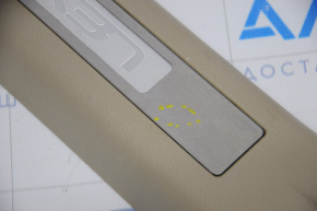 Door sill trim with illumination rear left Lexus RX300 RX330 RX350 RX400h 04-08 beige, crack, bumps