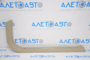 Door sill trim with illumination front right Lexus RX300 RX330 RX350 RX400h 04-08 beige, bumps, broken crepe, scratches