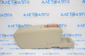Lexus RX300 RX330 RX350 RX400h 04-06 beige center console with armrest and cup holders