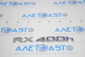 Emblem inscription RX400h rear Lexus RX400h 06-08 type 2