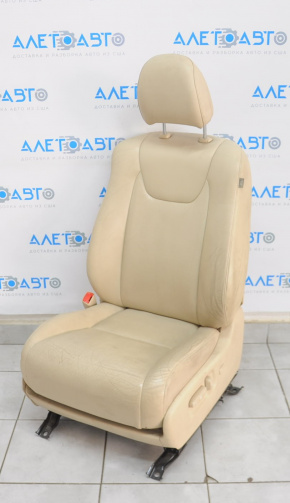 Driver's seat Lexus RX350 RX450h 10-12 without airbag, electric, beige leather, worn
