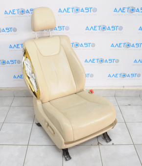 Passenger seat Lexus RX350 RX450h 10-12 without airbag, leather beige, shot
