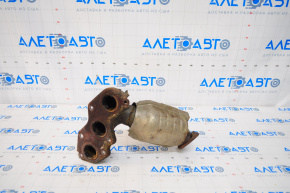 Exhaust manifold rear with catalytic converter Toyota Avalon 13-18 3.5