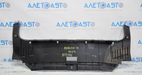 Trunk opening trim Toyota Avalon 13-18 black, scratches, worn
