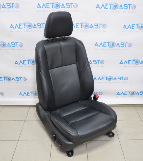 Passenger seat Toyota Avalon 13-14 with airbag, electric, heated, leather black