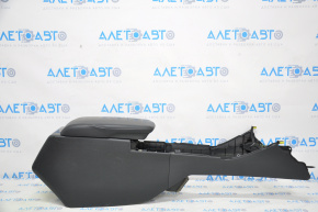 Console central armrest Toyota Avalon 13-15 leather black, worn
