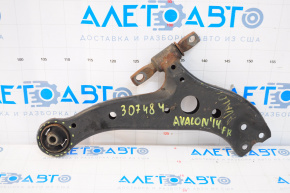 Lower front right arm Toyota Avalon 13-18 torn silent block, rusty