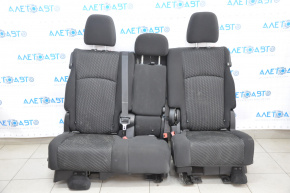 Rear row of seats 2 row Dodge Journey 11-19 cloth black