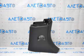Rear pillar trim 3rd row left Ford Explorer 11-19 black without hook, scratches