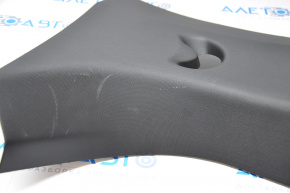 Rear pillar trim 3rd row left Ford Explorer 11-19 black without hook, scratches