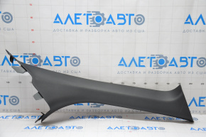 Front pillar trim right Ford Explorer 16-19 black, worn
