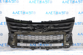 Radiator grill grill Ford Explorer 16-19 police rest, black with emblem