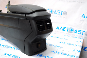 Central console armrest Ford Fusion mk5 13-16 black, with air duct