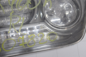 Inner taillight trunk lid left Lexus RX350 RX400h 06-07 rest dark, chip, chrome peeled off, broken guide
