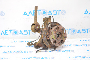 Trunnion with hub rear left Lexus RX350 RX400h 06-09 4WD with levers, rusty, with ABC sensor
