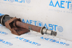 Drive axle shaft front right Lexus RX400h 06-09 AWD, with bracket, rusty, thread stripped