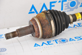 Drive axle shaft front right Lexus RX400h 06-09 AWD, with bracket, rusty, thread stripped