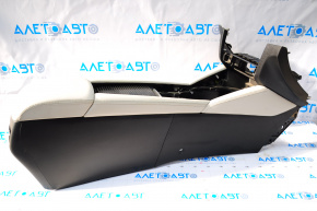 Mazda 6 16-15 Restored White Leather Center Armrest Console with Scratches