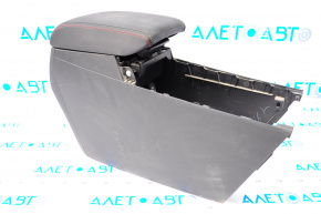 Armrest Mazda 6 13-15 leather, black with red stitching