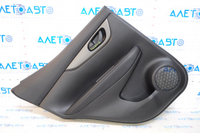 Door trim card rear left Nissan Rogue Sport 17-19 black