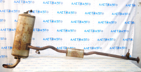 Exhaust pipe rear end with barrel Nissan Rogue Sport 17-22
