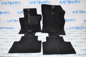 Set of floor mats Nissan Rogue Sport 17-22 cloth black