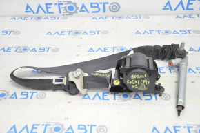 Driver's seat belt Nissan Rogue Sport 17-20 black, shot