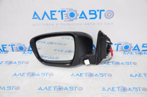Side mirror left complete Nissan Rogue Sport 17-22 3 pins, simple, graphite