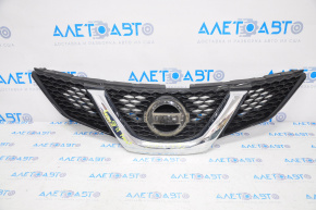 Grille grill Nissan Rogue Sport 17-18 without emblem, without camera
