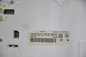 Instrument cluster Dodge Journey 11-116k, cracked mount