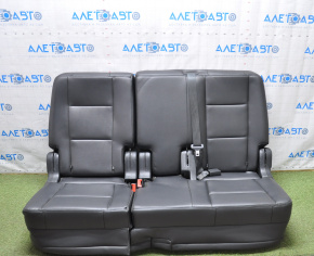 Rear row of seats 2 row Ford Explorer 16-19 black leather police