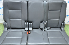 Rear row of seats 2 row Ford Explorer 16-19 black leather police