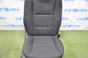 Passenger seat Ford Explorer 11-15 without airbag, fur, cloth black, worn pad