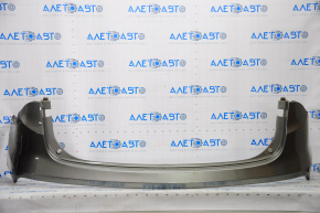 Rear bumper bare Hyundai Santa FE Sport 13-16 pre-rest upper, graphite, defective fasteners, bumps