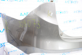 Rear bumper bare Hyundai Santa FE Sport 13-16 pre-rest upper, graphite, defective fasteners, bumps
