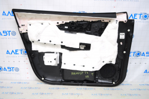 Door trim card front left Nissan Rogue Sport 17-22 black
