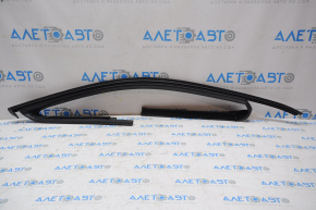 Upper front left door molding for VW Passat b8 16-19 USA, chrome with glass seal