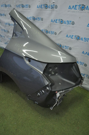 Quarter wing rear left Chevrolet Volt 16- with central pillar, gray