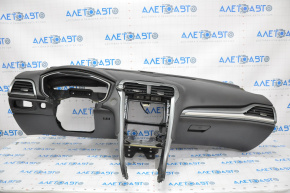 Torpedo front panel with AIRBAG Ford Fusion mk5 13-20 black with overlay and glove compartment poke