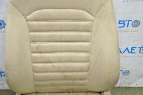 Driver's seat Ford Fusion mk5 13-15 without airbag, electric, beige cloth, dry-cleanable
