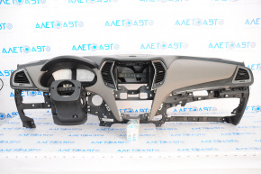 Torpedo front panel without AIRBAG Hyundai Santa FE Sport 13-18 black