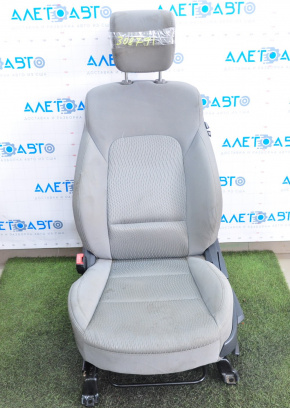 Driver's seat Hyundai Santa FE Sport 13-16 pre-rest, without airbag, gray cloth, for dry cleaning