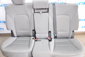 Rear row of seats 2nd row Hyundai Santa FE Sport 13-16 pre-restyling, gray cloth, dry-cleanable