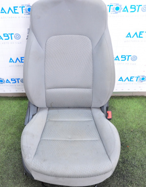 Passenger seat Hyundai Santa FE Sport 13-16 pre-rest, without airbag, gray cloth, for dry cleaning