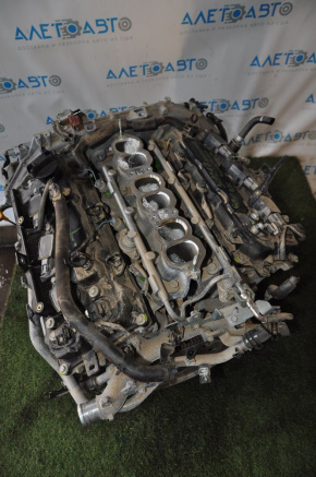 Infiniti JX35 QX60 15-16 VQ35DD 42k engine, water damage, started, plaque on walls