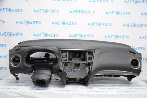 Torpedo front panel without AIRBAG Infiniti JX35 QX60 16-16 rest graphite
