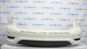 Bare rear bumper Infiniti JX35 QX60 16-20 rest for parking sensors, white