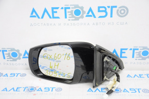 Left side mirror complete Infiniti JX35 QX60 16-20 rest 17 pins, camera, heating, turn signal, white